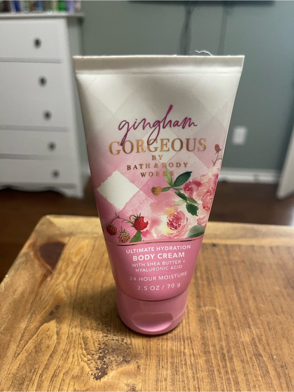 Bath & Body Works Pink Gingham Gorgeous Ultimate Hydration Body Cream